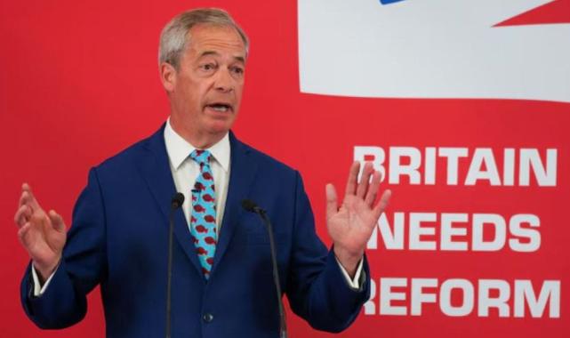 İngiltere'de Farage'ın popülist Reform Partisi, Başbakan Sunak'ı geçti