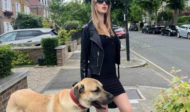 İngiltere'de yaşayan genç kız kangal cinsi köpeğiyle dikkat çekiyor