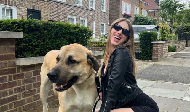 İngiltere'de yaşayan genç kız kangal cinsi köpeğiyle dikkat çekiyor