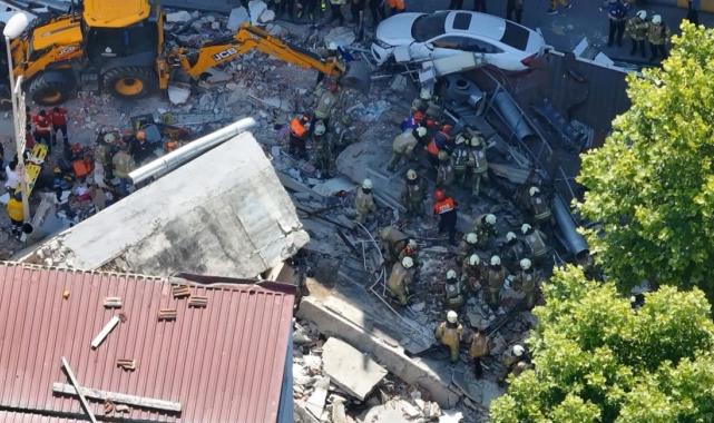 İstanbul'da çöken binada son durum açıklandı