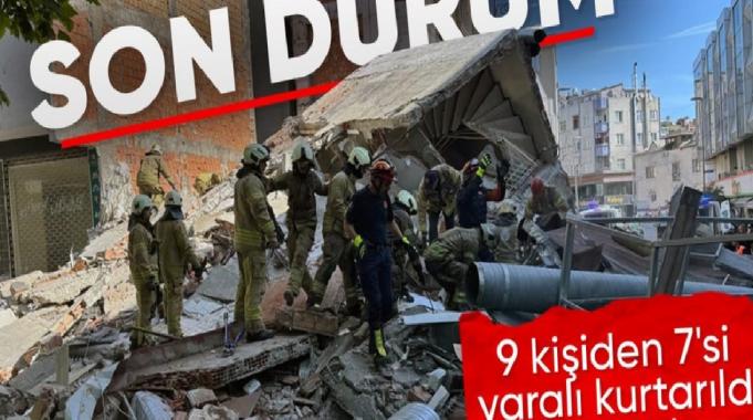 İstanbul'da çöken binada son durum açıklandı