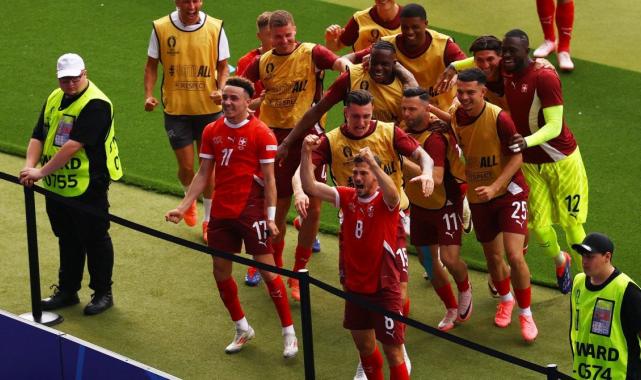 İtalya'yı yenen İsviçre çeyrek finalde!