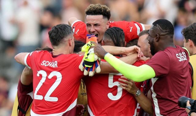 İtalya'yı yenen İsviçre çeyrek finalde!