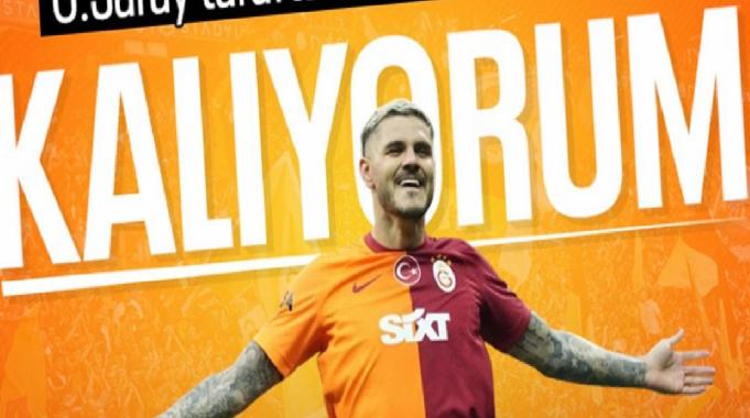 Mauro Icardi: Galatasaray'da kalıyoruz