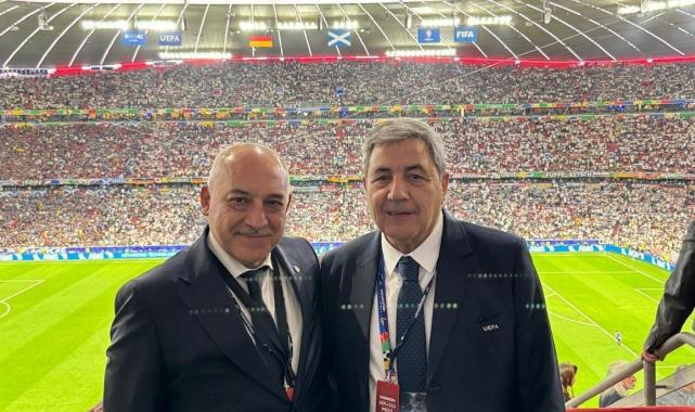 Mehmet Büyükekşi, FIFA ve UEFA Başkanları ile bir araya geldi