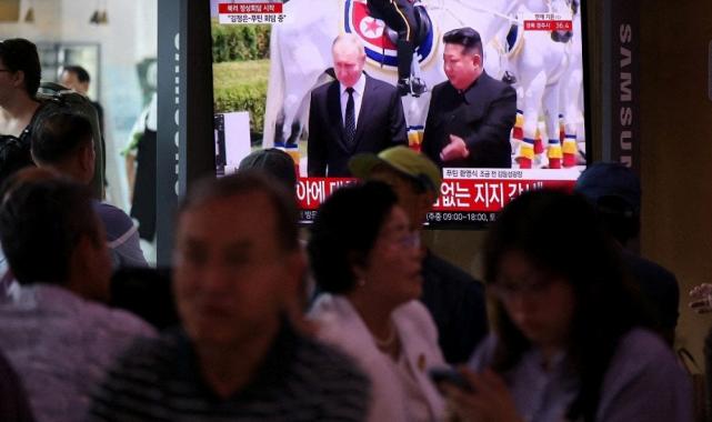 Putin Kuzey Kore'de: Kararlı desteği için Kim'e teşekkür etti