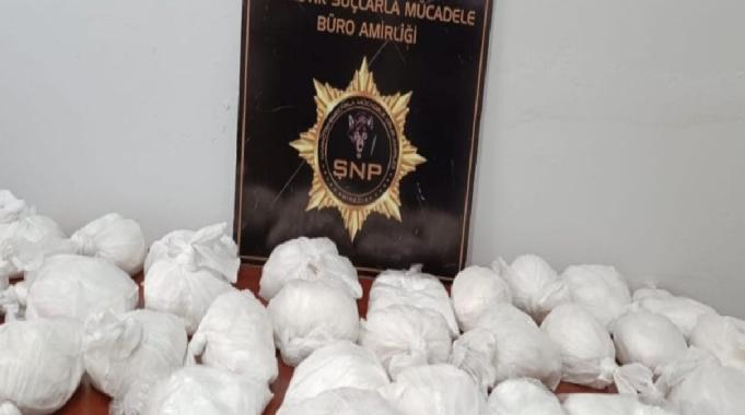 Şanlıurfa&#039;da 30 kilo uyuşturucu madde ele geçirildi