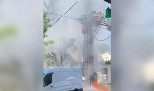 Şanlıurfa'da trafo alev alev yandı: Mahalleli elektriksiz kaldı