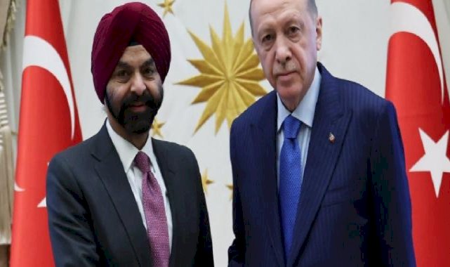 Cumhurbaşkanı Erdoğan, Dünya Bankası Başkanı Banga'yı kabul etti