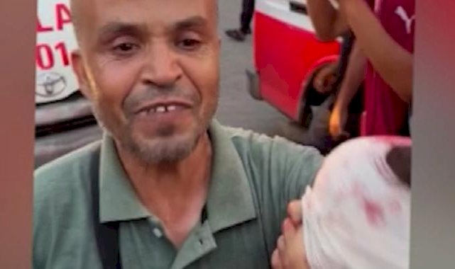 Filistinli babanın oğluna vedası yürek burktu