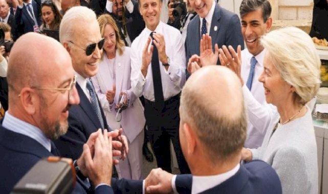 G7 liderleri, Almanya Başbakanı Scholz'un doğum gününü kutladı