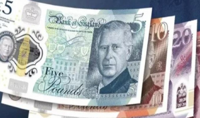 İngiltere'de Kral Charles'ın portresinin bulunduğu banknotlar dolaşıma girdi