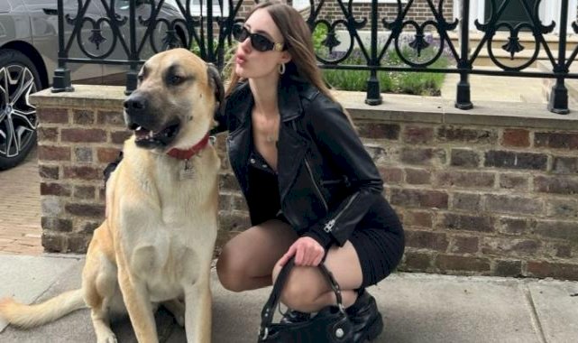 İngiltere'de yaşayan genç kız kangal cinsi köpeğiyle dikkat çekiyor
