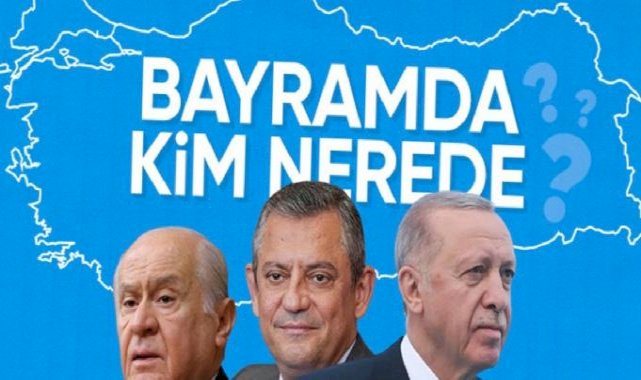 Liderlerin Kurban Bayramı programı belli oldu