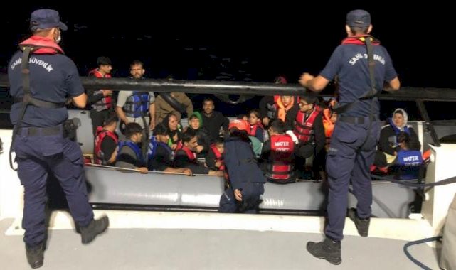 Muğla açıklarında 68 kaçak göçmen yakalandı