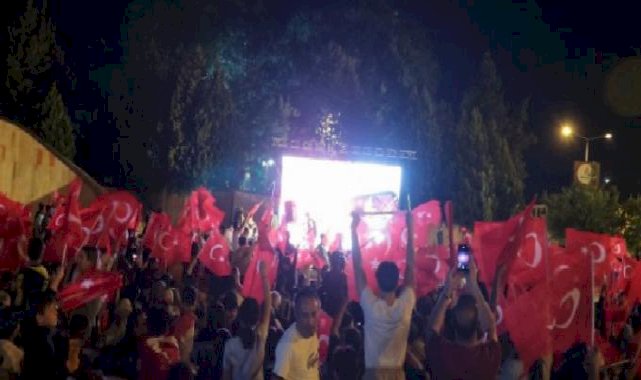 Nevşehir’de milli takım coşkusu yaşandı