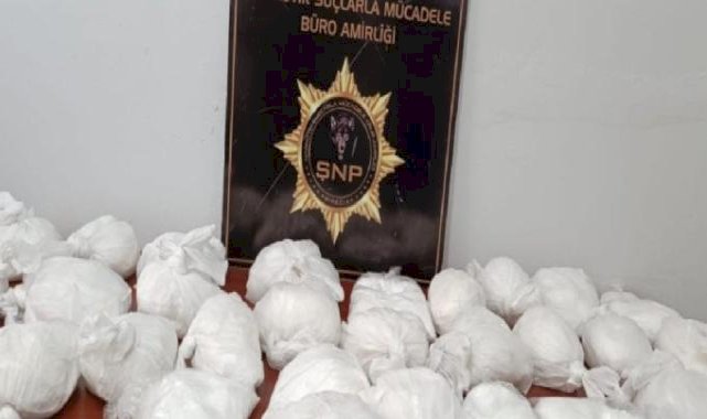 Şanlıurfa'da 30 kilo uyuşturucu madde ele geçirildi