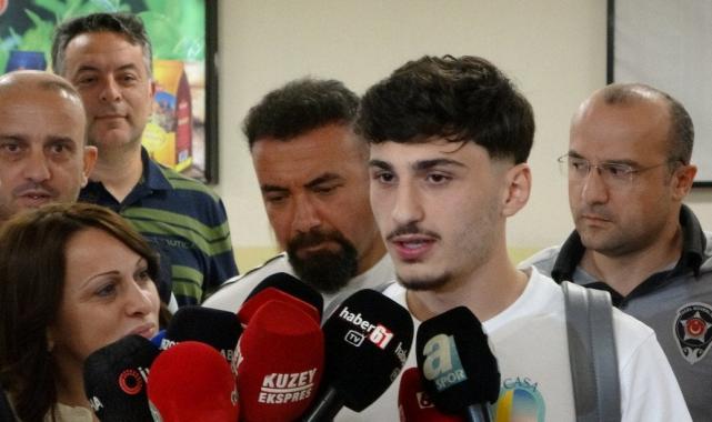 Trabzonspor'un yeni transferi Cihan Çanak, şehre geldi