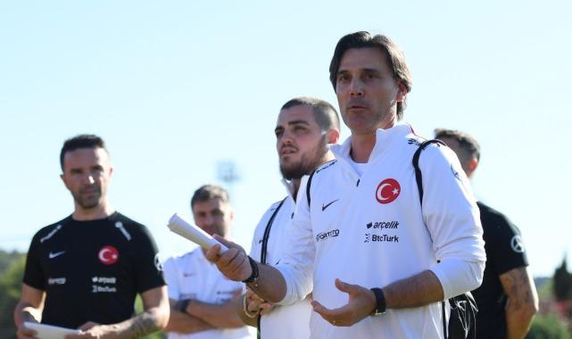 Vincenzo Montella'dan Ümit Milli Takım idmanına ziyaret