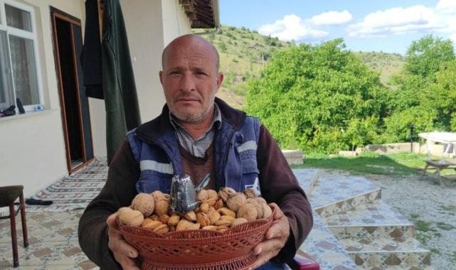 Yozgat’taki çiftçi hububat ekili arazisini badem bahçesine çevirdi, gelirini artırdı