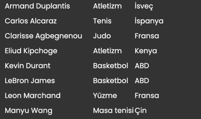 2024 Olimpiyat Oyunları'nda yıldızlar sahne alacak
