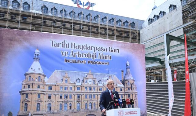 Abdulkadir Uraloğlu duyurdu: Haydarpaşa Garı'nda restorasyon çalışmaları bu yıl bitiyor