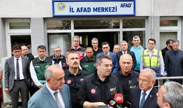 AFAD Başkanı Okay Memiş Ordu'da