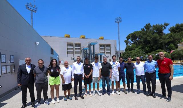 Bakan Bak’tan Paris olimpiyatlarına hazırlanan sporculara destek ziyareti