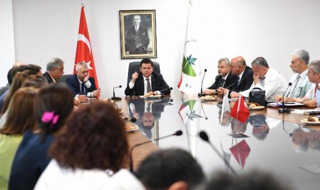 Başkan Aydın, birim müdürleriyle bir araya geldi