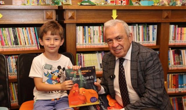 Başkan Şadi Özdemir miniklerle buluştu