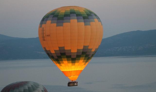 Burdur da Kapadokya gibi balon turizmine başladı