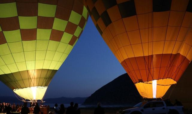 Burdur da Kapadokya gibi balon turizmine başladı