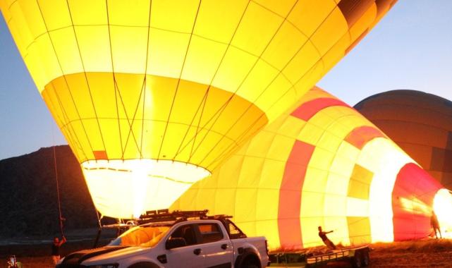 Burdur da Kapadokya gibi balon turizmine başladı