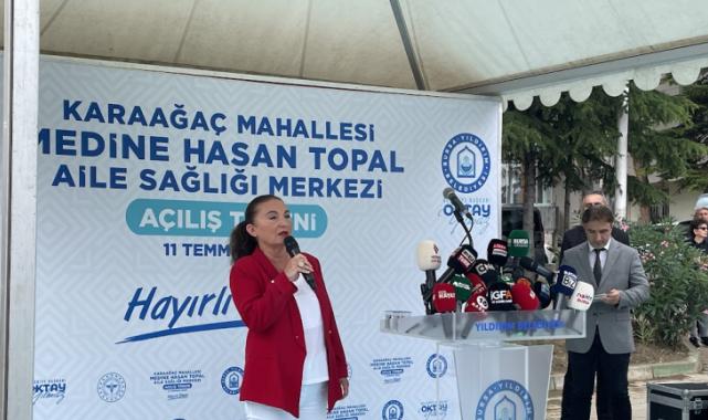 Bursa'da Karaağaç Medine Topal Aile Sağlığı Merkezi açıldı