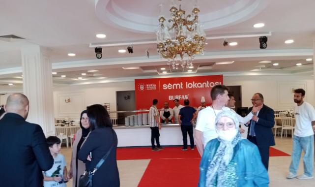 Bursa'nın ilk semt lokantası Özgür Özel'in katılımıyla açıldı