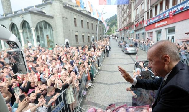 Cumhurbaşkanı Erdoğan: Rize'ye muhteşem bir cami inşa edeceğiz