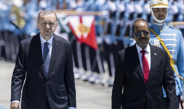 Cumhurbaşkanı Erdoğan, Somali Cumhurbaşkanı Hasan Şeyh Mahmud ile görüştü