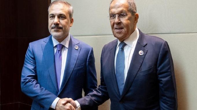 Dışişleri Bakanı Fidan, Rus mevkidaşı Lavrov ile görüştü