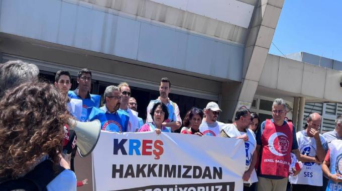 Ege Üniversitesi Emekçileri Kreş Kapatma Kararına Karşı Tek Ses Oldu