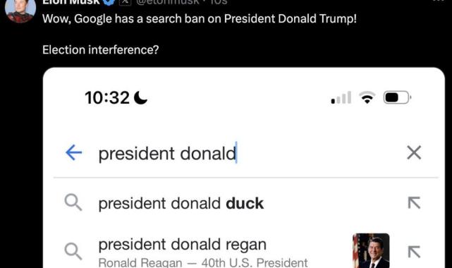 Elon Musk'tan Google'a suçlama: Donald Trump'ı sansürlüyor