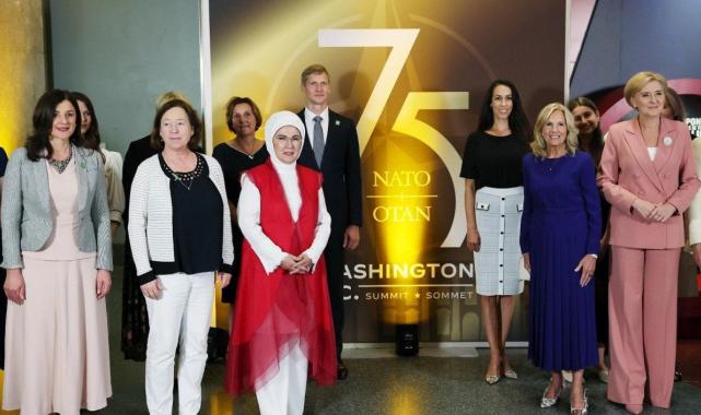 Emine Erdoğan, Jill Biden'ın ev sahipliğindeki resepsiyona katıldı