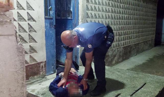 Erzurum'da polisin akollü şahısla sabır sınavı