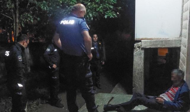 Erzurum'da polisin akollü şahısla sabır sınavı