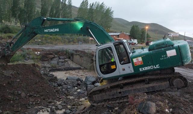 Erzurum'da sel felaketi sonrası yaralar sarılıyor