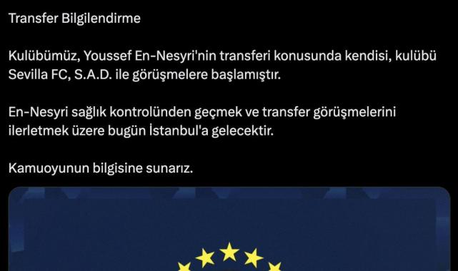 Fenerbahçe, Youssef En-Nesyri'yi KAP'a bildirdi