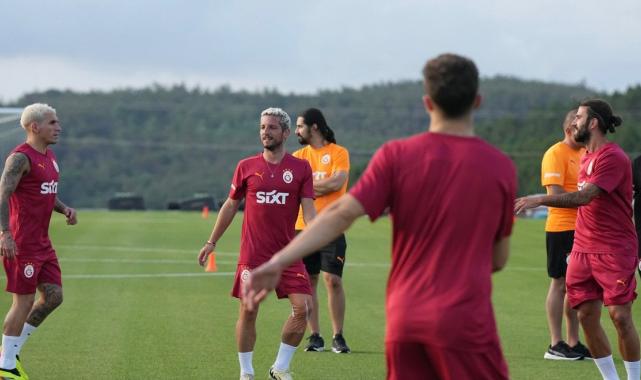 Galatasaray yeni sezon öncesi ilk antrenmanını Kemerburgaz'da yaptı