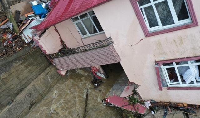 Giresun'da sağanak: Sel ve heyelanlara neden oldu