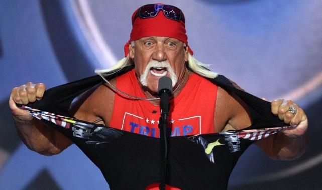 Hulk Hogan, Cumhuriyetçilerin kongresinde Donald Trump destekçilerini coşturdu