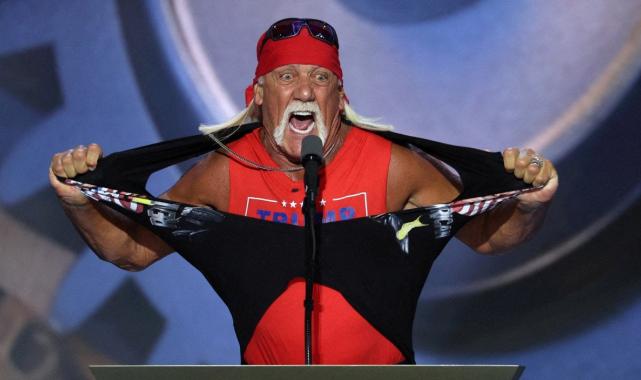 Hulk Hogan, Cumhuriyetçilerin kongresinde Donald Trump destekçilerini coşturdu