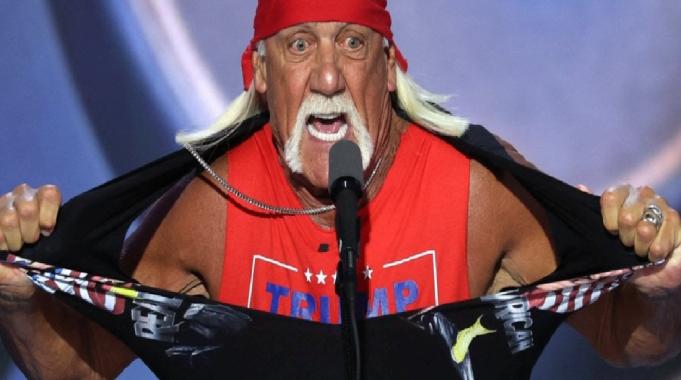 Hulk Hogan, Cumhuriyetçilerin kongresinde Donald Trump destekçilerini coşturdu